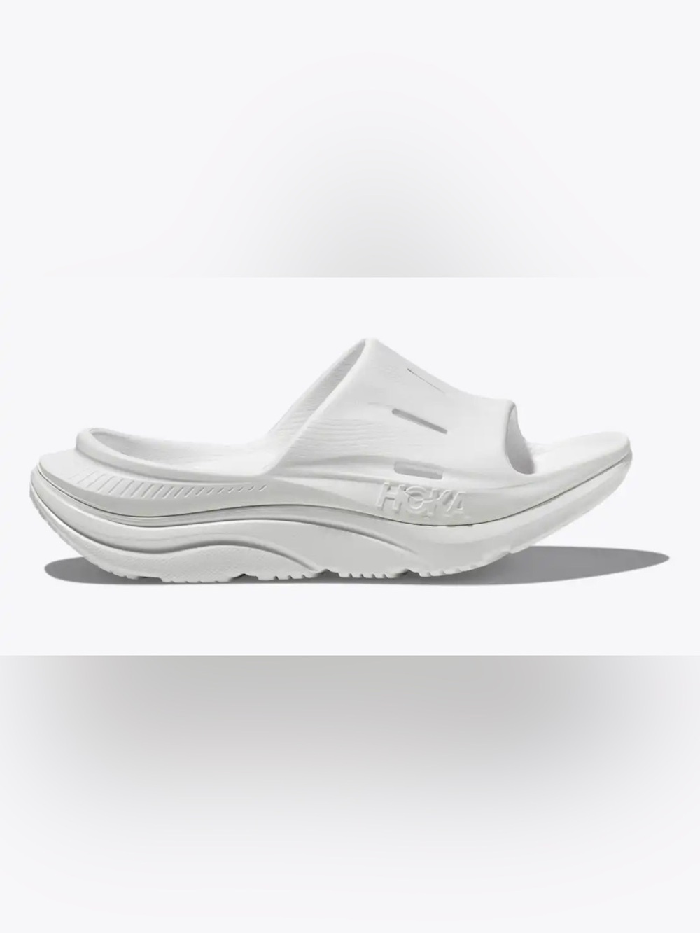 HOKA Recovery Slide Sandals Men’s Size 13 Gray Comfort Slides Like New